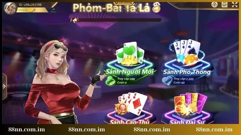Bài Phỏm với cách chơi siêu hấp dẫn - Game bài 88NN